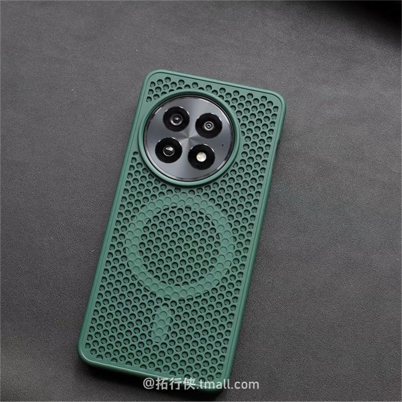 Магнитный чехол с охлаждающей сеткой-сотами для OnePlus 13 12 R ACE 5 Pro 3 One Plus 12 13R Для MagSafe Защитная крышка Модный корпус