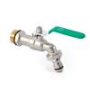 Garden Tools Brass Water Faucet 1/2" Outside Supply Taps Ball Valve& Inside Used Easy Turn On/Off Lever Handle Watering