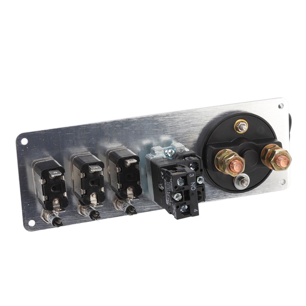 5-в-1 12В Светодиодная панель с тумблерами и кнопкой запуска двигателя для гоночного автомобиля, фургона, грузовика