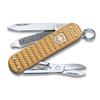 VICTORINOX Classic Precious ALOX Collection Brass Gold Swiss Army Knife Multifunctional Knife Outdoor Camping Scissors with Flathead Screwdriver