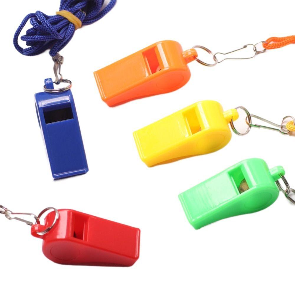 Football Soccer With Lanyard Cheerleading Tool Whistle Outdoor Survival Tool Referee Whistle