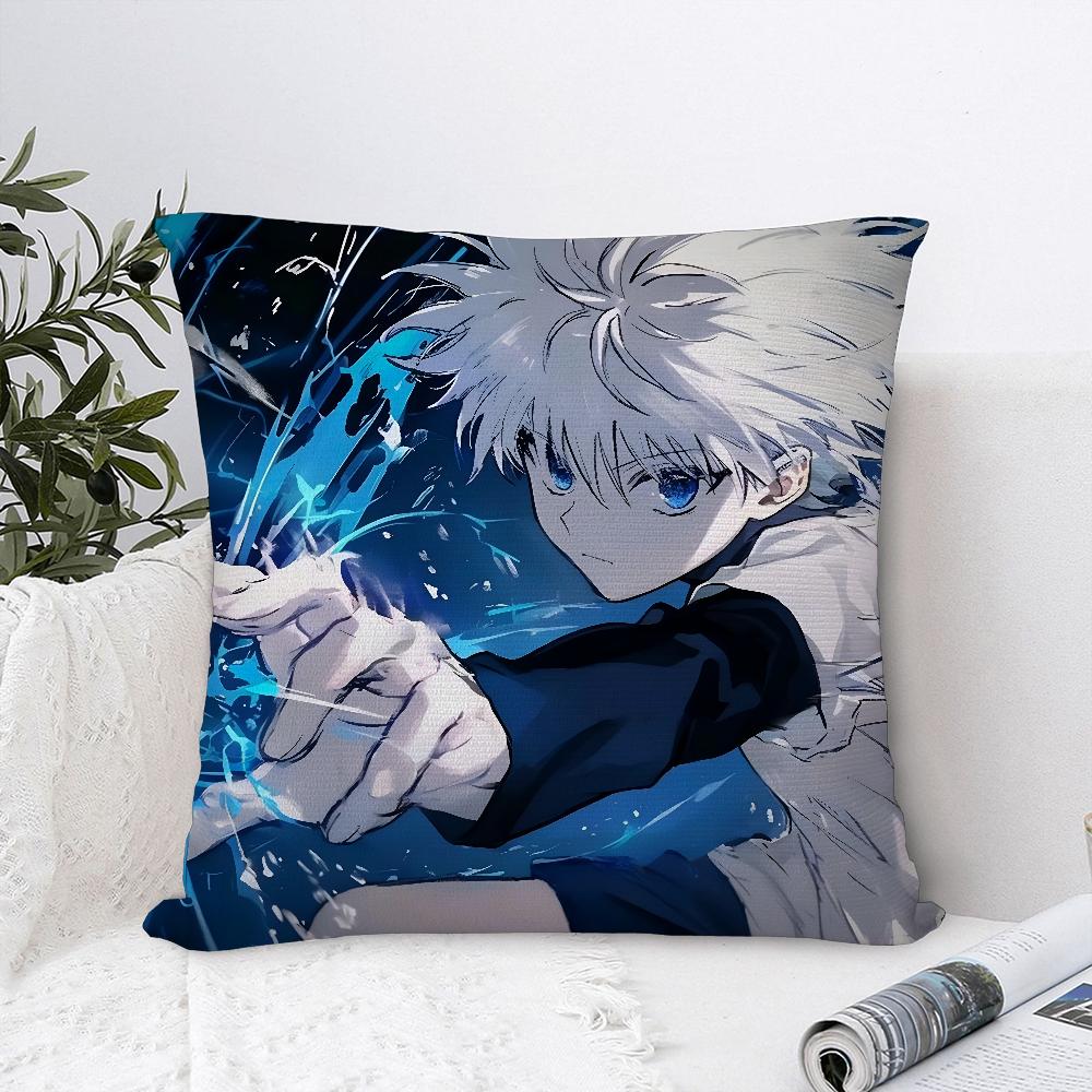 Аниме H-Hunter x Hunter Наволочка Плюшевая Ткань Мягкая Наволочка Двусторонняя Печать Чехол для Подушки Чехол для Декоративной Подушки