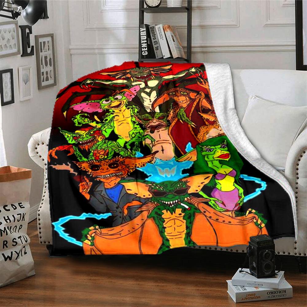 Gremlins Blanket Soft Warm Cozy Great for Bedding Office Chair Couch for All Occasions Stylish Decor Perfect Gift for Relatives and Friends