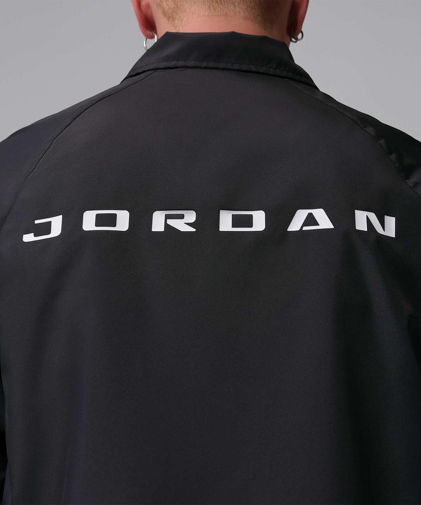 Nike Куртка-бомбер Jordan Brooklyn Coach Jacket M - Черная:Белый / Io2341-010