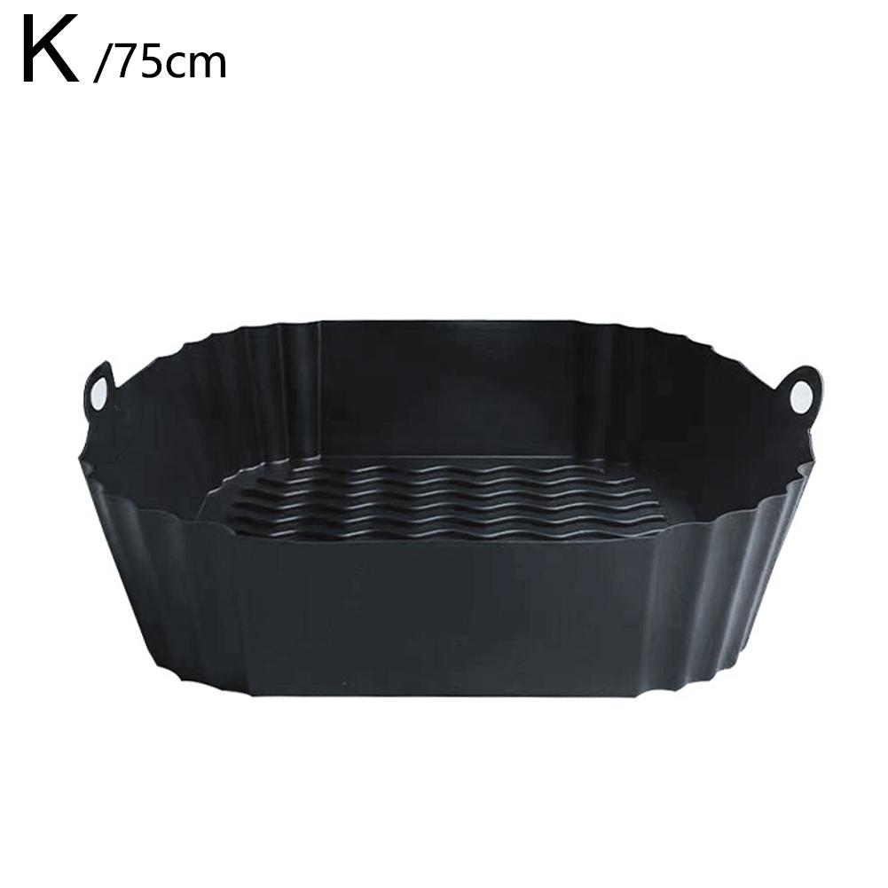 Многоразовая силиконовая корзина для аэрофритюрницы, противень для выпечки, силиконовая форма для аэрофритюрницы, корзина для пиццы и жареной курицы, вкладыши и аксессуары для аэрофритюрницы