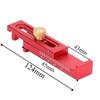 Aluminium Alloy Mini Gaps Gauge Lockable Design Wide Measuring Range 5-40mm Depth Measuring Ruler Sawtooth Ruler