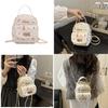 Rabbit Pattern Shoulder Bag With Soft Material And Inner Phone Pocket For Casual Outings