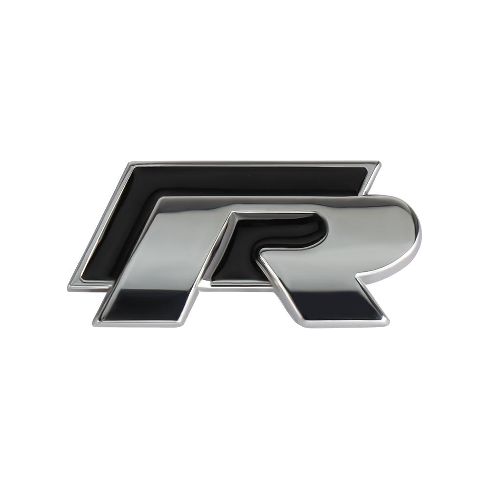 2026 New For VOLKSWAGEN VW 1pc 3D Car Front Grille Emblem Tail Rear Trunk Badge Sticker for Volkswagen VW R Rline Logo Golf 7 5