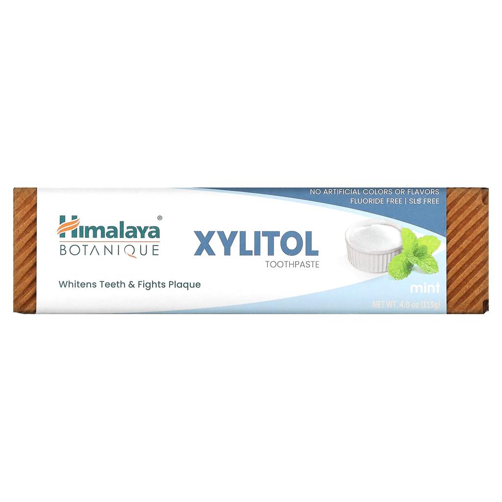 Himalaya Xylitol Toothpaste, Mint Flavor, 113g (4oz)