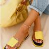 Women Shoes Summer Outside Modern Slippers Female Fashion Hemp Rope Flat Slingbacks Ladies Splicing Casual Shoes