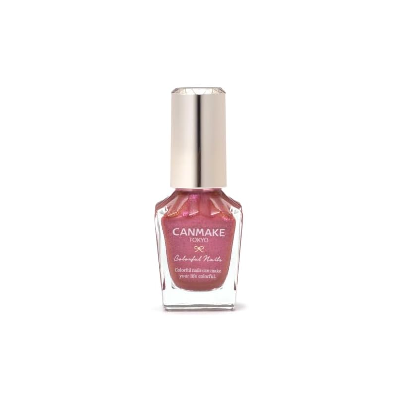 Canmake Colorful Nails N127 Яблочная Конфета 8 мл Лак для ногтей - Высокая Пигментация, Быстросохнущий, Темно-красный