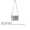 ISSEY MIYAKE Polyvinyl Chloride Resin Box Bag Crossbody Bag Women's Light Blue BB51-AG671-71