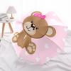 1pc Bear Heart Themed High-quality Umbrella,Automatic Opening and Closing Umbrella,Multi-functional Umbrella G0811167