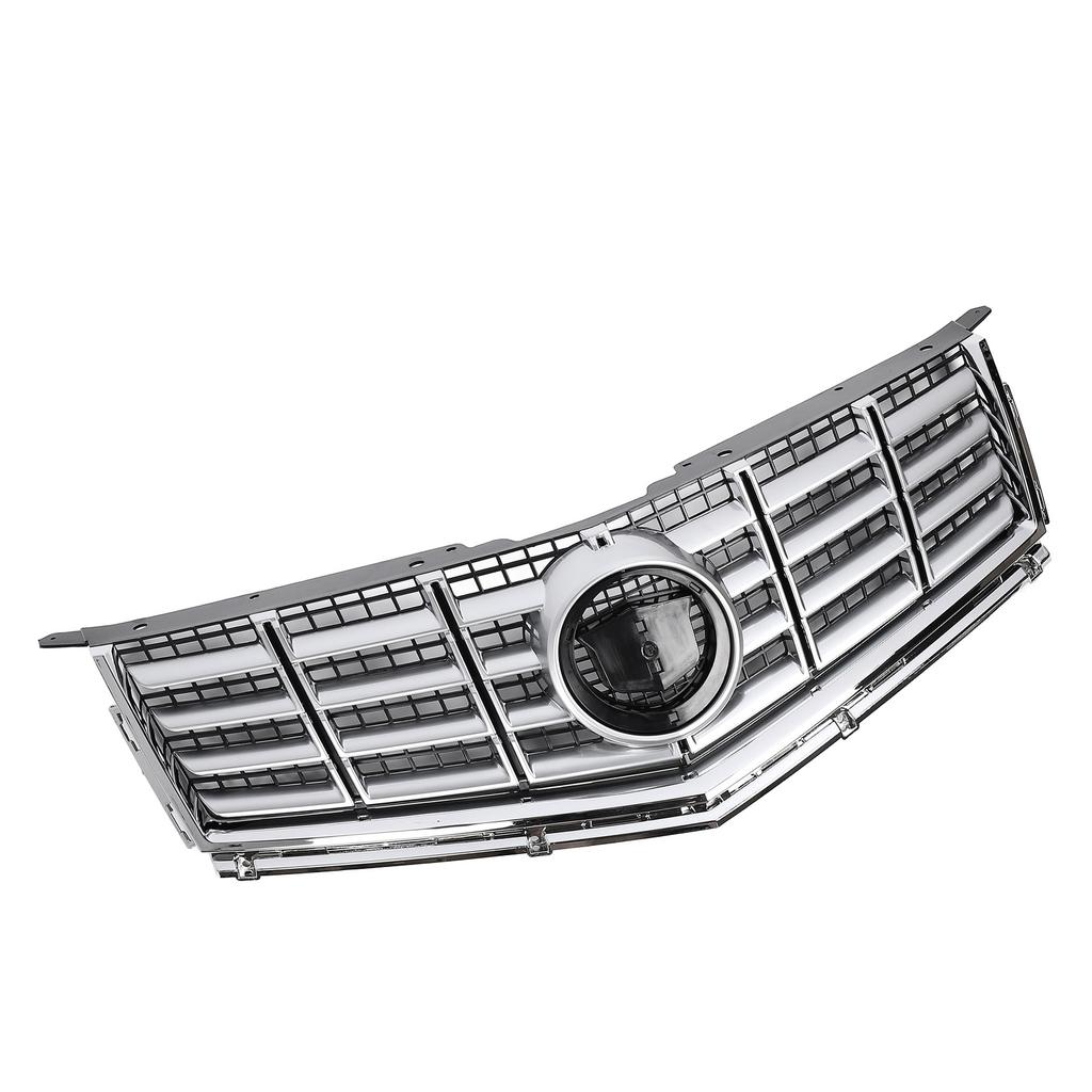 Front Bumper Upper Grille ABS Chrome Precise Fit Seamless Integration Long Durability 22738992 for Cars