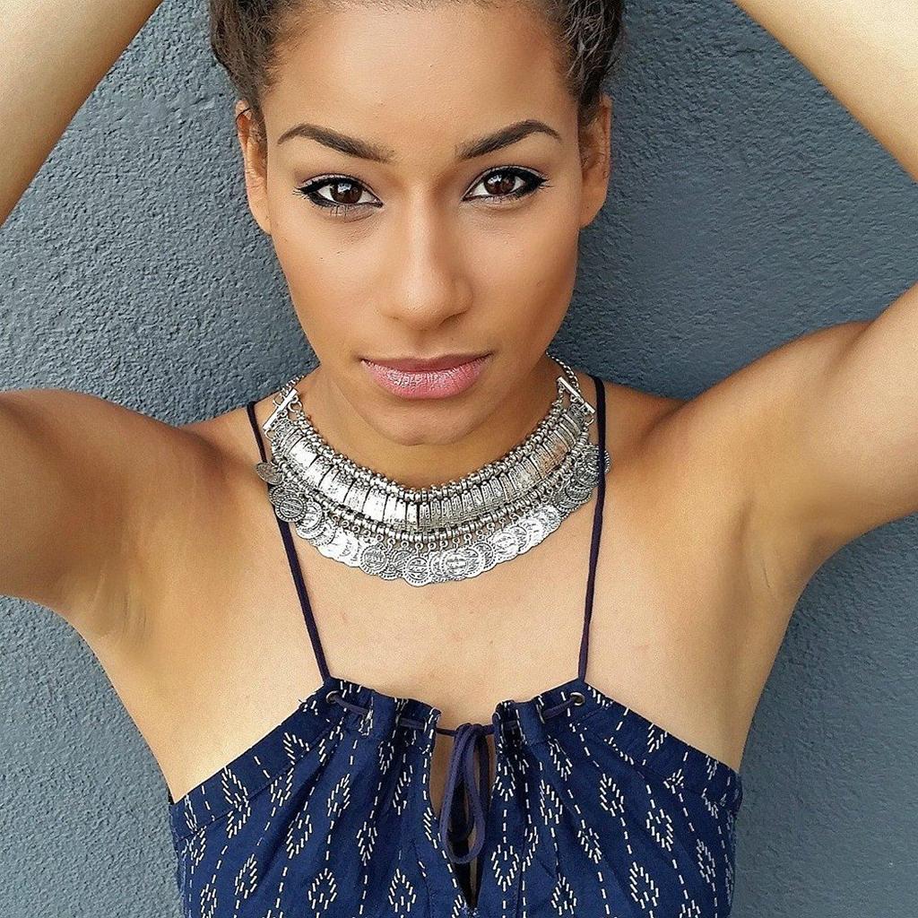 Модные украшения Богемия Цыганское тибетское винтажное ожерелье с монетами для девочек и женщин(Серебряный)