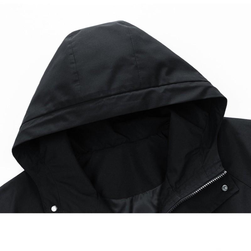 Мужская весенне-осенняя новая модная брендовая японская куртка-карго, свободное водонепроницаемое функциональное ветровое пальто с капюшоном
