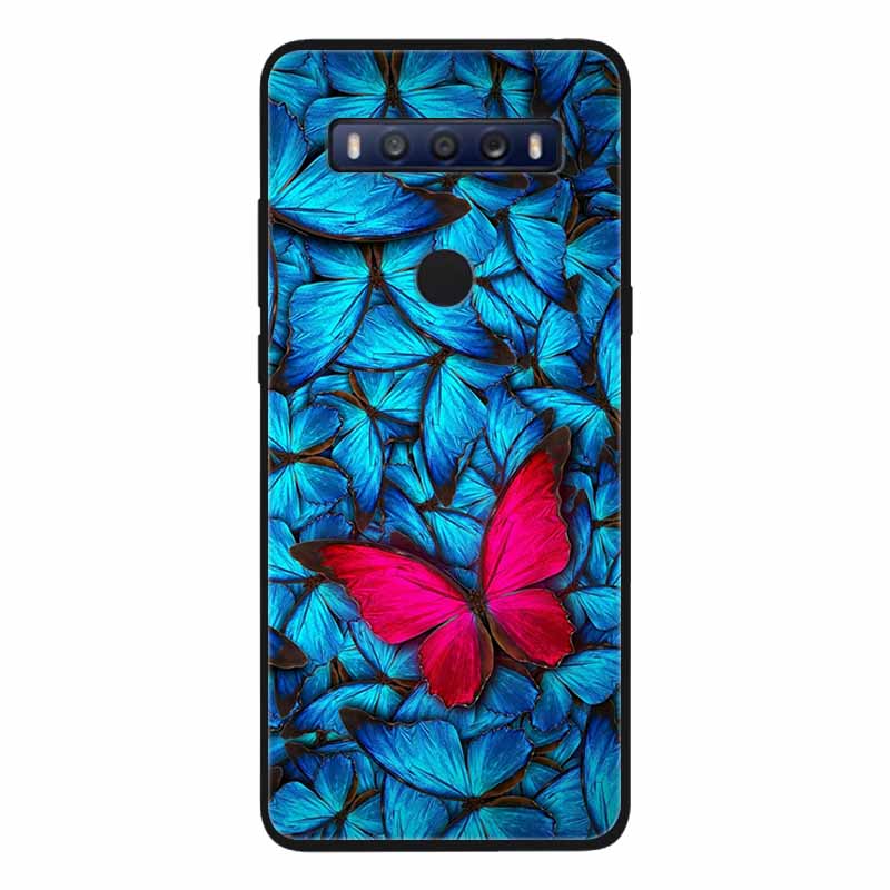 Для чехла TCL 10 SE Мягкий Силиконовый Крутой Модный Чехол Для TCL 10SE T766U T766H Задняя Крышка TCL10SE TPU Защитный Чехол Для Телефона Fundas