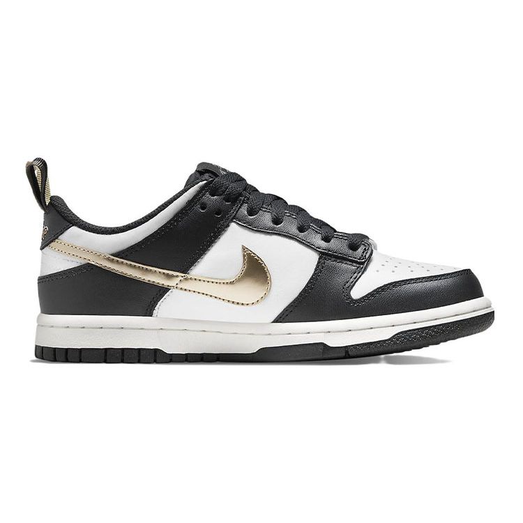 Nike Детские кроссовки Dunk Low GS Off Noir Metallic Pewter White Summit-White Metallic-Gold-Star DH9764-001