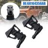 ABS Plastic Pair Front Windshield Wiper Washer Nozzle Spray for Jeep Wrangler JK 2013-2017 Creative Exterior Car Accessories