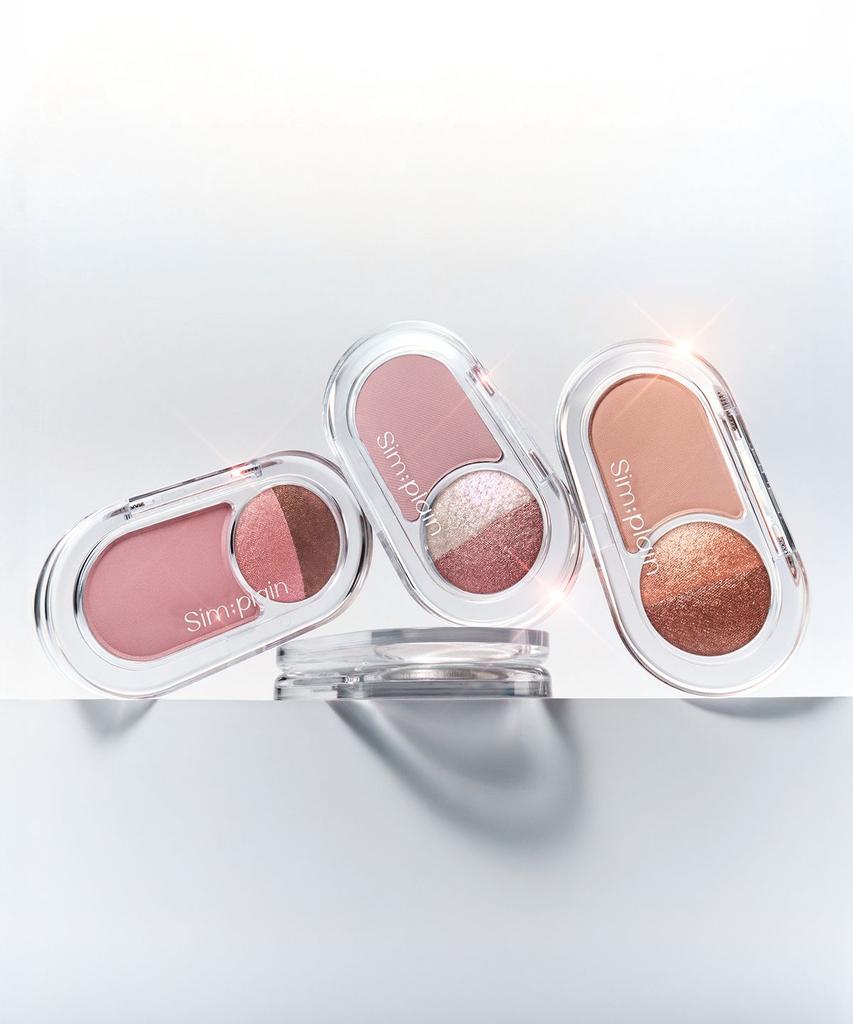 [НОВИНКА][2 шт.] Кисть для теней Glim On Eyes Dual Shadow Brush 1P