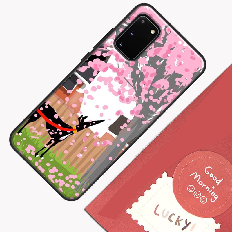 Чехол с изображением грейхаунда для Samsung Galaxy S22 S21 S23 Ultra Note 20 S8 S9 S10 Note 10 Plus S20 FE Задняя крышка