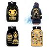 Large Bendy And The Ink Machine Backpack For Students Fashionable And Functional!