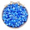 100pcs/Pack 6*9mm Big Shiny Large Hole Acrylic Spacer Beads For Jewelry Making Necklace Bracelet DIY Dreadlock