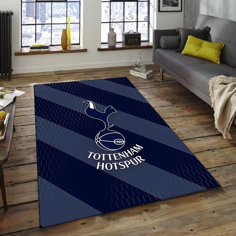 T-Tottenham Hotspur Design Area Rug - Non-Slip, Soft & Cozy Floor Mat for Living Room, Bedroom, Office - Indoor/Outdoor Decorative Carpet