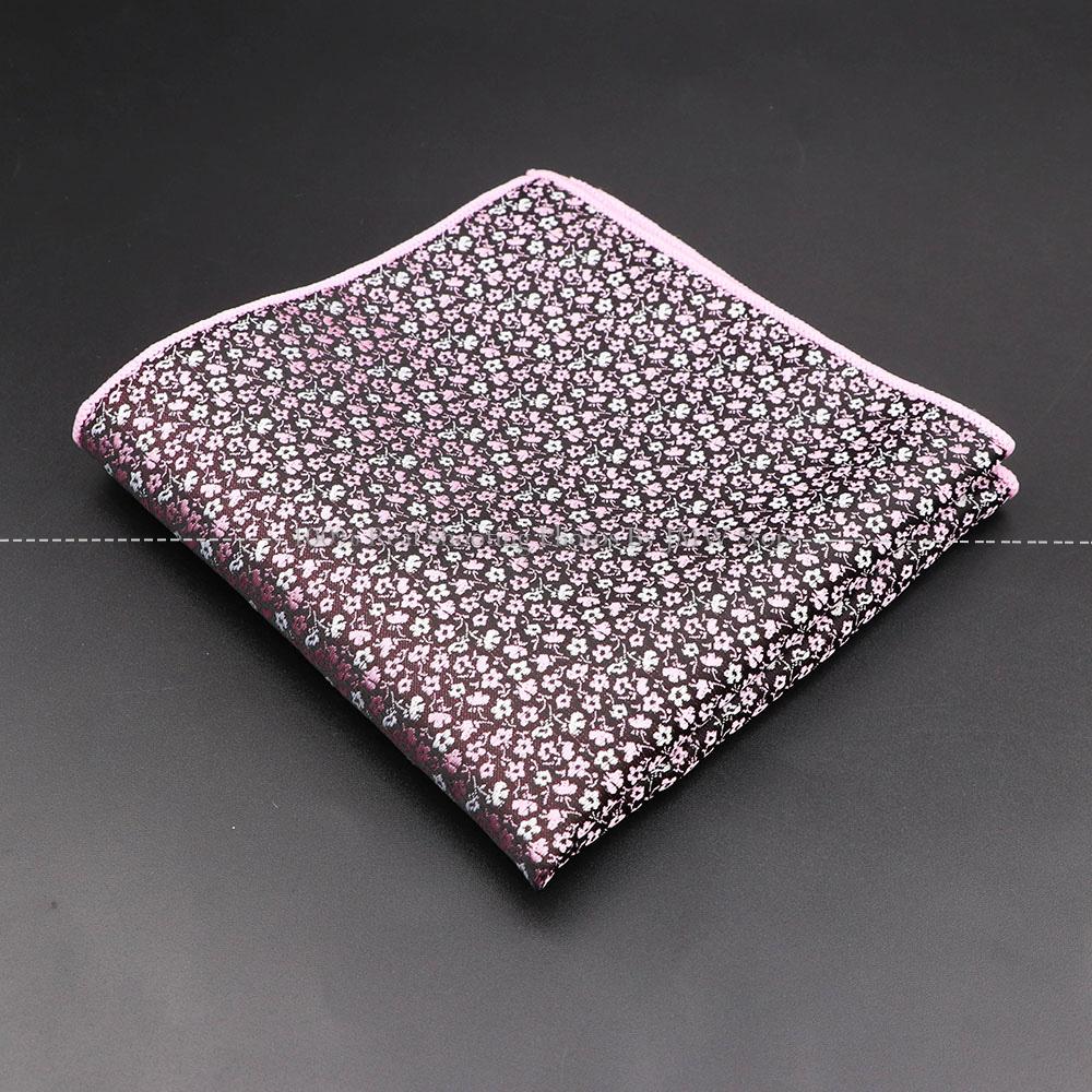 High Quality Men Handkerchief Red Blue Rose Floral Constellation Designed Wave Lines 26cm Width Tuxedo Suit Shirt Pocket Square