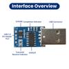CH9329 Модуль USB в HID Клавиатура Мышь Конвертер Компактный Дизайн Легкая Интеграция Чип CH340E USB 2.0/HID Передача