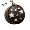 Portable Stress Relief Gifts Simulated Toast Bread Fidget Keychain 3D Printed Push Button Cute Pendant for Keys Toy Sensory Toy Backpacks