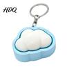 Брелок Cloud Clicker 3D-печатная игрушка-антистресс с кольцом для ключей, гаджет для снятия стресса пальцами, брелок-шарм для сумочки, школьной сумки, рюкзака, кошелька