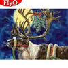 Полная квадратная алмазная вышивка Рождественский олень 5D DIY Алмазная картина Мозаика животное Стразы Картина праздничный подарок