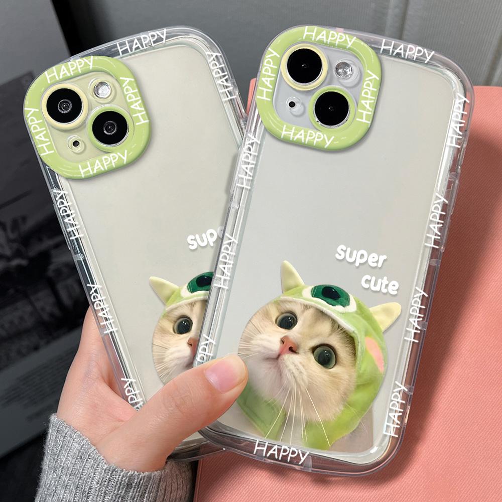 Mobile Phone Cases for iPhone 11 13 XR 15 Pro Max 12 14 Pro Max Case iPhone 16 7 Plus 8 Plus XS Max Cartoon Pattern Anti-drop Protection Shockproof