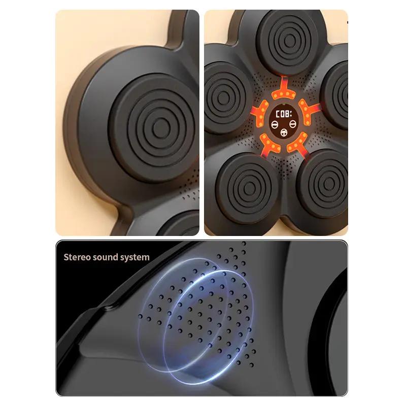 Умная музыкальная боксерская машина, настенная мишень, Bluetooth, мешок с песком, расслабляющая тренировка реакции, мишень для бокса, ловкость, реакция для детей и взрослых