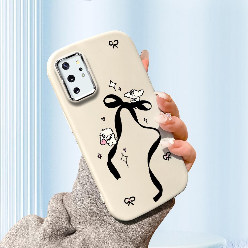 Сплошной цвет с серебряным краем линзы, жирный корпус, Мягкий ТПУ, жидкий силиконовый чехол, противоударный чехол для телефона для Xiaomi Redmi Samsung