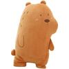 Haesol Silly Animal Attachment Sleeping Character Stuffed Bear, Brown, Korean Baby Products