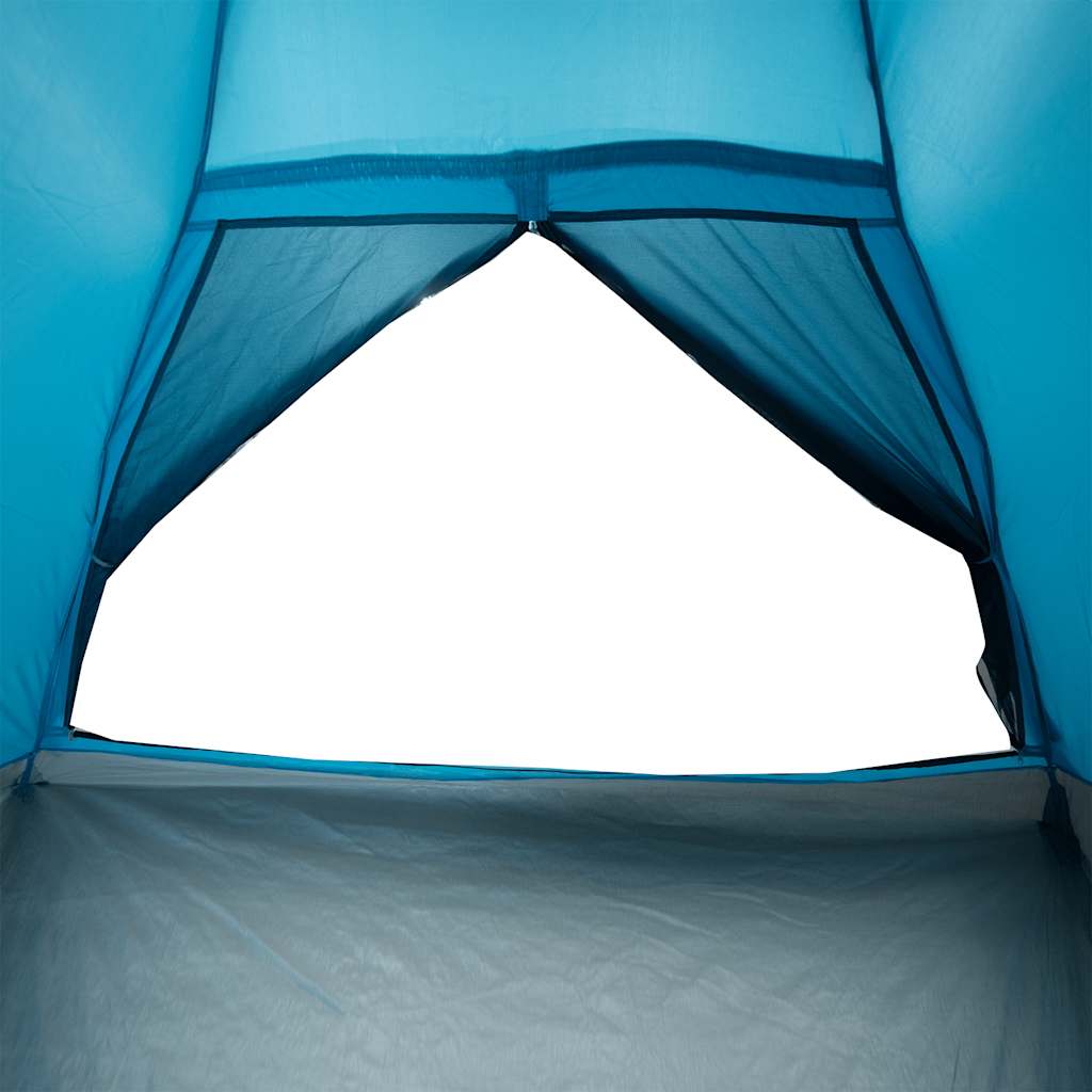 Dome Camping Tent for 2 Persons Blue Waterproof