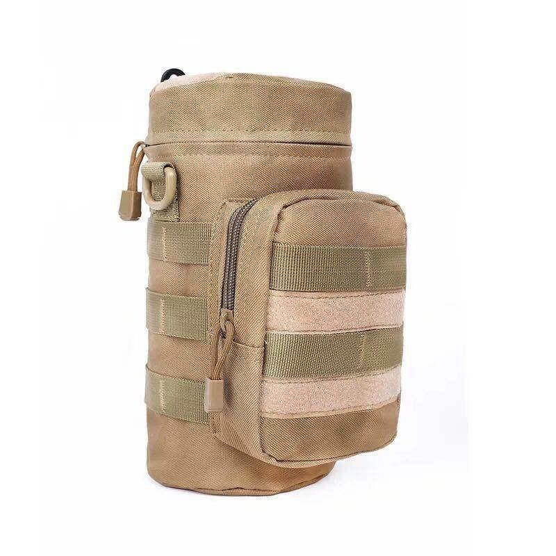 Сумка-чехол для бутылки воды Тактический держатель Molle для кемпинга, походов, велоспорта, рыбалки, путешествий, портативная сумка-переноска, чехол-держатель для чайника