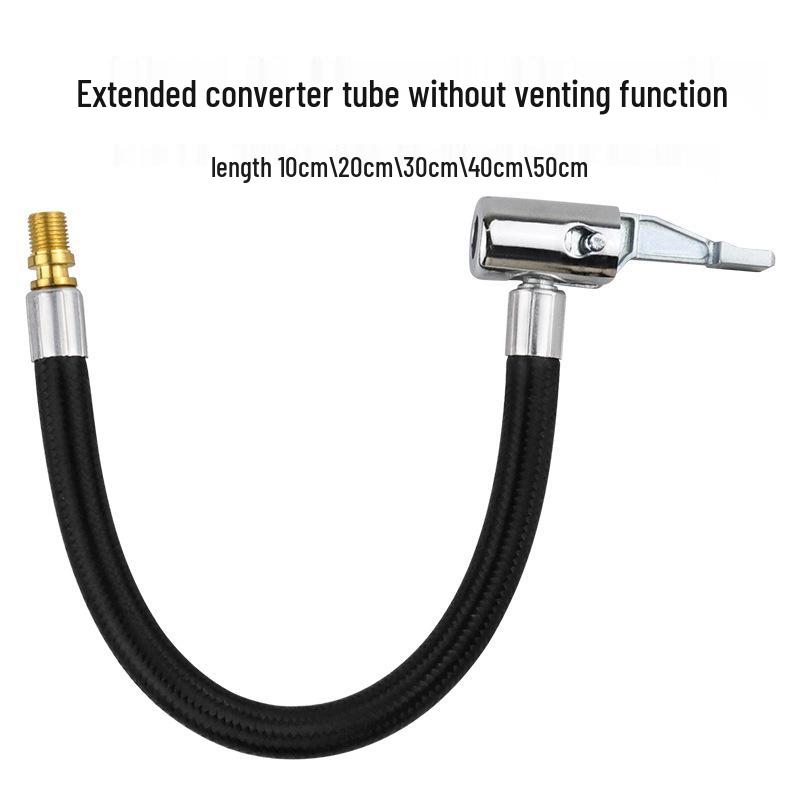 Rapid Tire Inflation Hose with Extension and Spiral Adapter