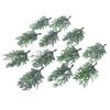 10pcs MINI Christmas Tree Craft Materials Artificial Plants Home Decoration Accessories Scrapbooking Flower Ornamental Flowerpot