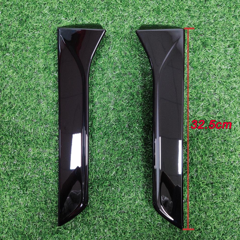 2 шт., накладка на окно автомобиля, спойлер для Seat Leon 5F FR Mk3 MK3.5, крыло, боковая кромка, задний клапан