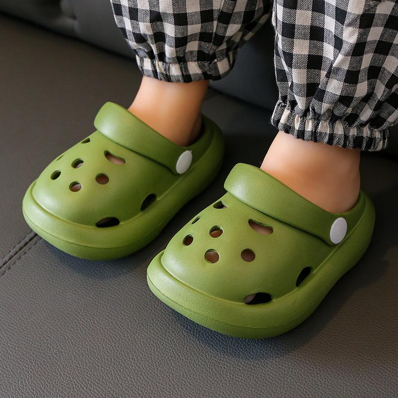Детская обувь с отверстиями, мужские и женские сандалии и тапочки корейской версии, дышащая садовая обувь, летние сандалии и тапочки