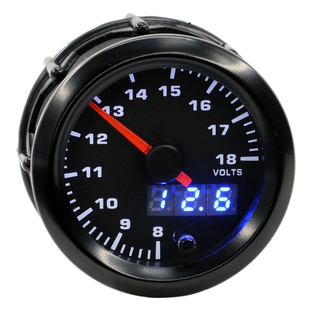 Dragon 52mm Car 7 Colors LED Dual Display Boost Water Oil Temp Pressure Meter Volt Air Fuel Ratio EGT Gas Tachometer RPM Gauge