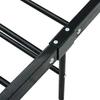 Double Bed Frame in Black Metal 200*200 cm