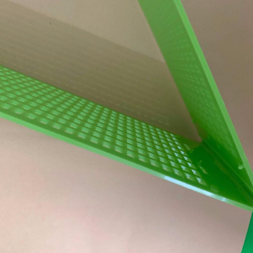 Green Braille Writing Slate with Styluses, 9 Lines X 30 Cells