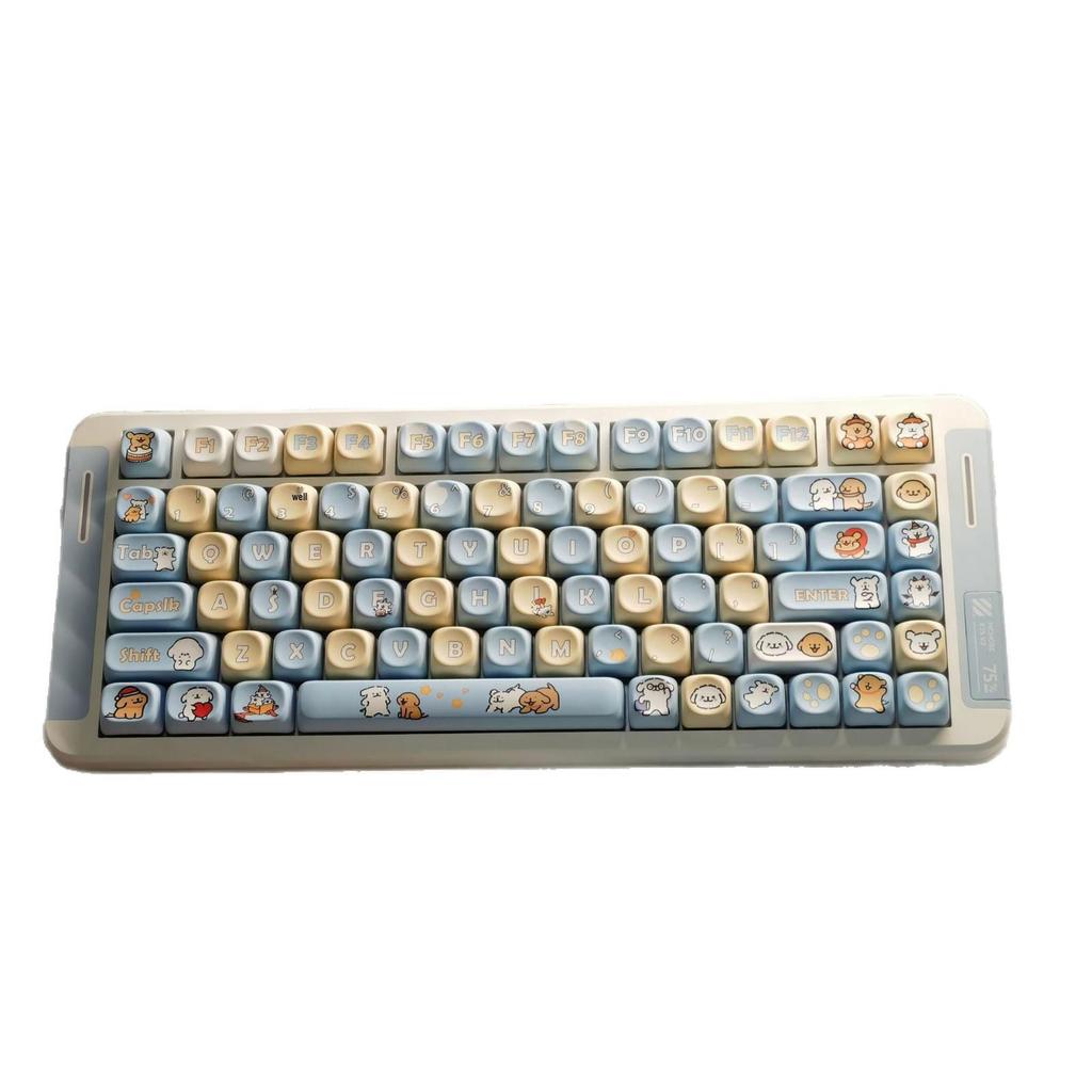 Линейка Keycaps с профилем MOA для собак: Милые Мультяшные Аксессуары для Механических Клавиатур