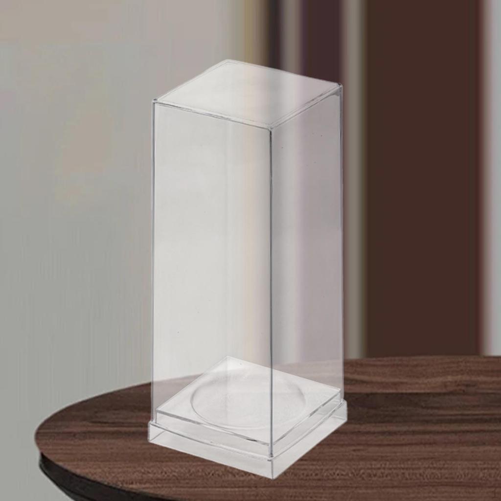 Прозрачная витрина для ликера Пылезащитный ящик для хранения бутылок Защита для дня рождения