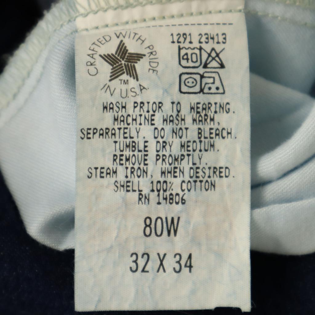 carhartt 90s Old USA Made Denim Painter Pants W32 Navy Jeans Men's Used