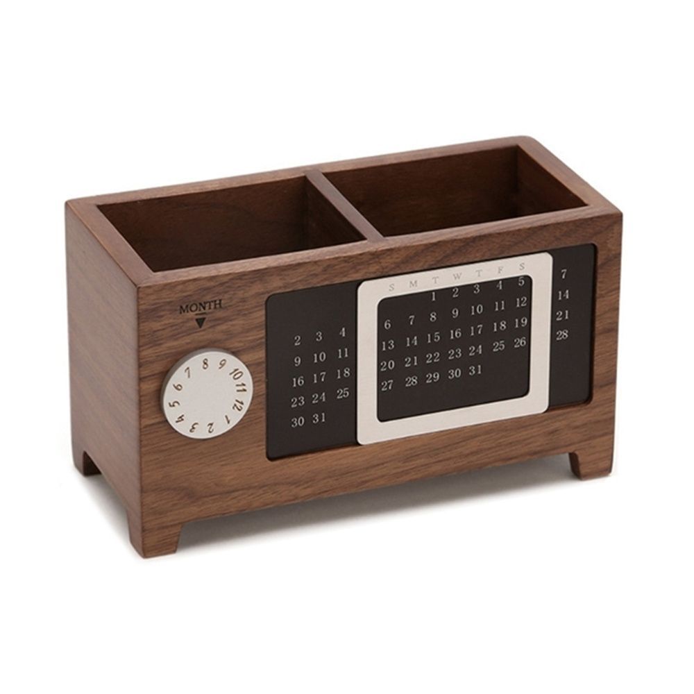 Office Organizer Stationery Organizer Calendar Pen Holder Desktop Storage Box Make up Brush Holder